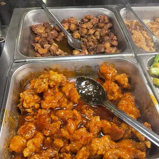 interior, chicken wings and fried chicken