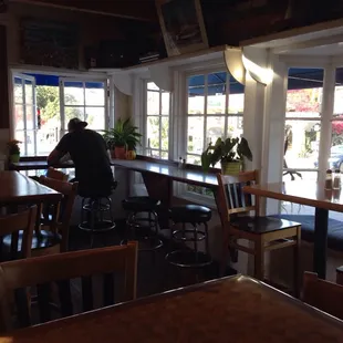 a man sitting at a bar