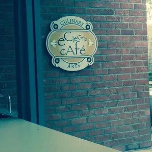 sign on brick building