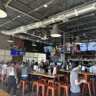 Large indoor seating.