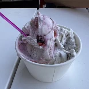 Cherry, coconut and coffee.