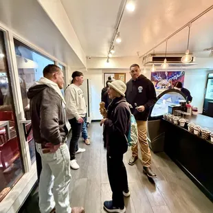 My lovely wife chatting with the lads from 29 Palm !