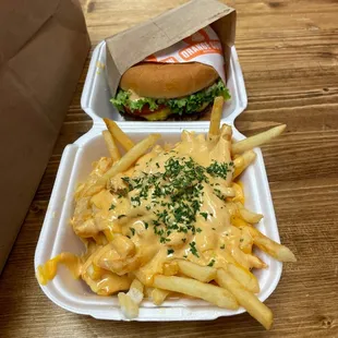 Single Cow with Loaded Fries