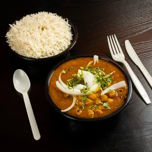 Chana masala (chickpea)