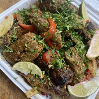 Lamb seekh kebab