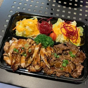 Chicken and beef combo