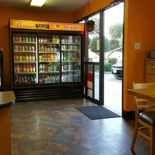 the inside of a restaurant