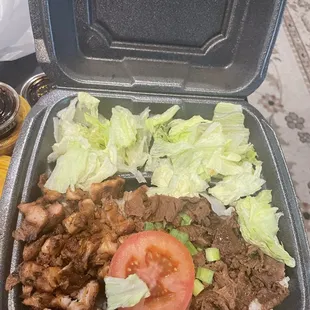 Chicken and Beef Plate