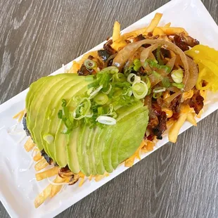 French Fries with Topping you choose
French Fries
Chicken/Beef/Chicken&amp;Beef/Garlic Butter Shrimp
Grilled Onion
Avocado