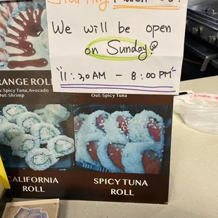 Open on Sundays!