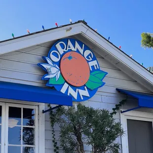 the front of the building