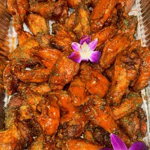 Cajun lemon pepper wings (catering)