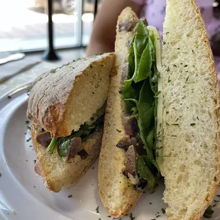 Parisian ciabatta sandwich