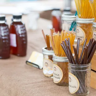 ars of honey and strawberries