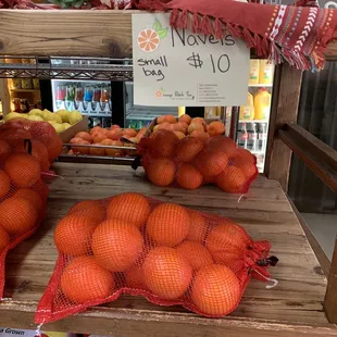 Small bag of navel oranges $10