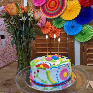 a birthday cake