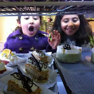 Decisions decisions, kids ready to for a sugar rush!