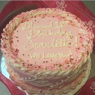 Vegan Birthday cake for my daughter