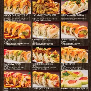 sushi and sashimi