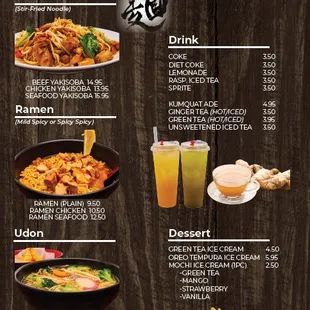 chicken wings and fried chicken, menu