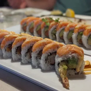 Foreground: O.C. Roll Background: Second order of Orange Roll, which all of us really enjoyed