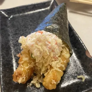 Shrimp Tempura Crunch Hand Roll