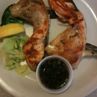 Grilled Salmon Collar