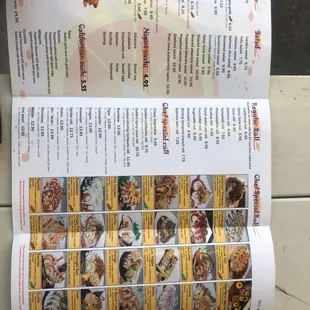 Updated Menu and Prices - Aug 2022