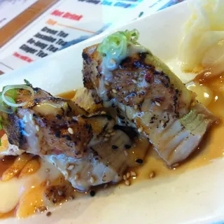 Creamy Seared Albacore with Spicy Tuna Sushi