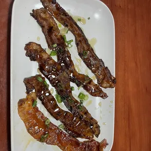 Maple candied bacon