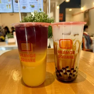 Left to Right: A31. Starry Sky (Soda), A07. Brown Sugar Boba Milk