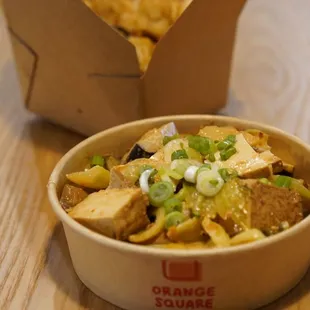 Braised dry tofu