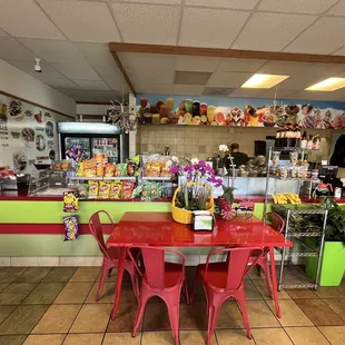 interior, cupcakes