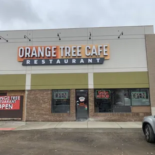 Front of store