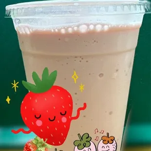 Strawberry milkshake :)