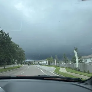 Stormy weather ahead, but so are our Chicago hot dogs :)