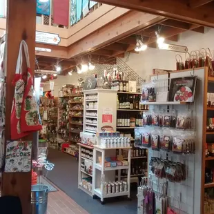 the inside of a store