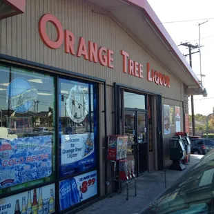 the front of the store