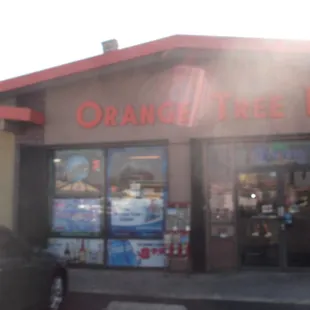 the front of the store