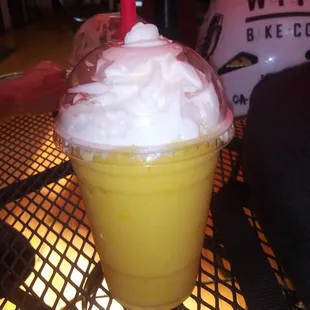 Orange smothie amazing