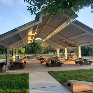 Large covered picnic area