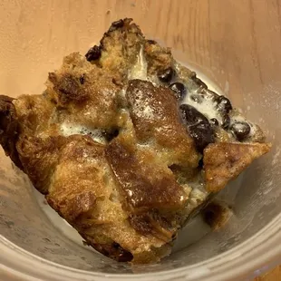 Cinnamon bread pudding
