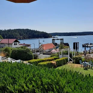 Looking out to the Ferry Terminal