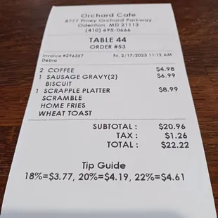 Totally reasonable pricing.