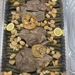Grape Leaves With Steak