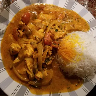 Chicken Panir Sabzi Dinner