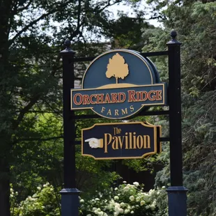 a sign for the park