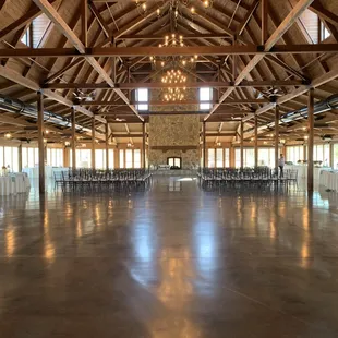 the inside of the venue