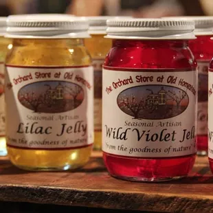 Artisan Flower Jelly - Lilac, Wild Violet &amp; More available at the Orchard Store at Old Homestead