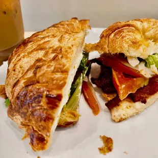 Brunch Croissant + OVC Iced Coffee